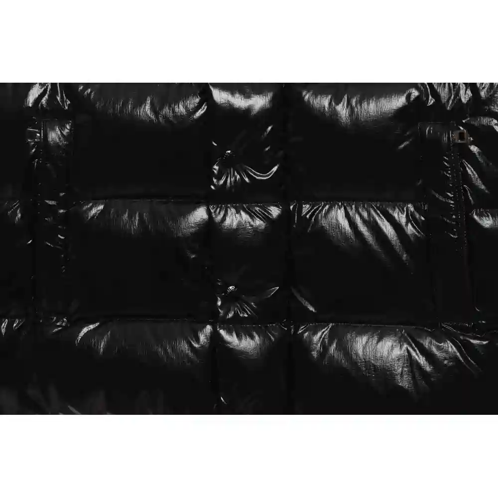 EM Sneakers Moncler Maya Lacquered Down Jacket Black