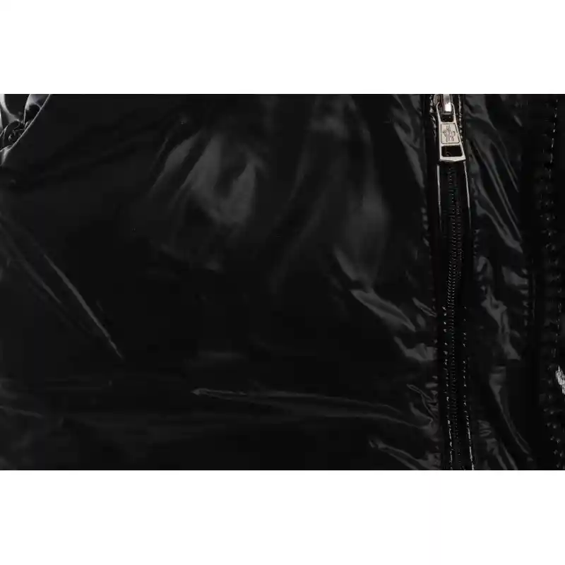 EM Sneakers Moncler Maya Lacquered Down Jacket Black