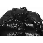 EM Sneakers Moncler Maya Lacquered Down Jacket Black
