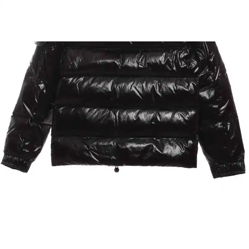 EM Sneakers Moncler Maya Lacquered Down Jacket Black