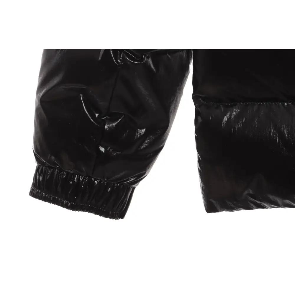 EM Sneakers Moncler Maya Lacquered Down Jacket Black