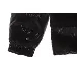 EM Sneakers Moncler Maya Lacquered Down Jacket Black