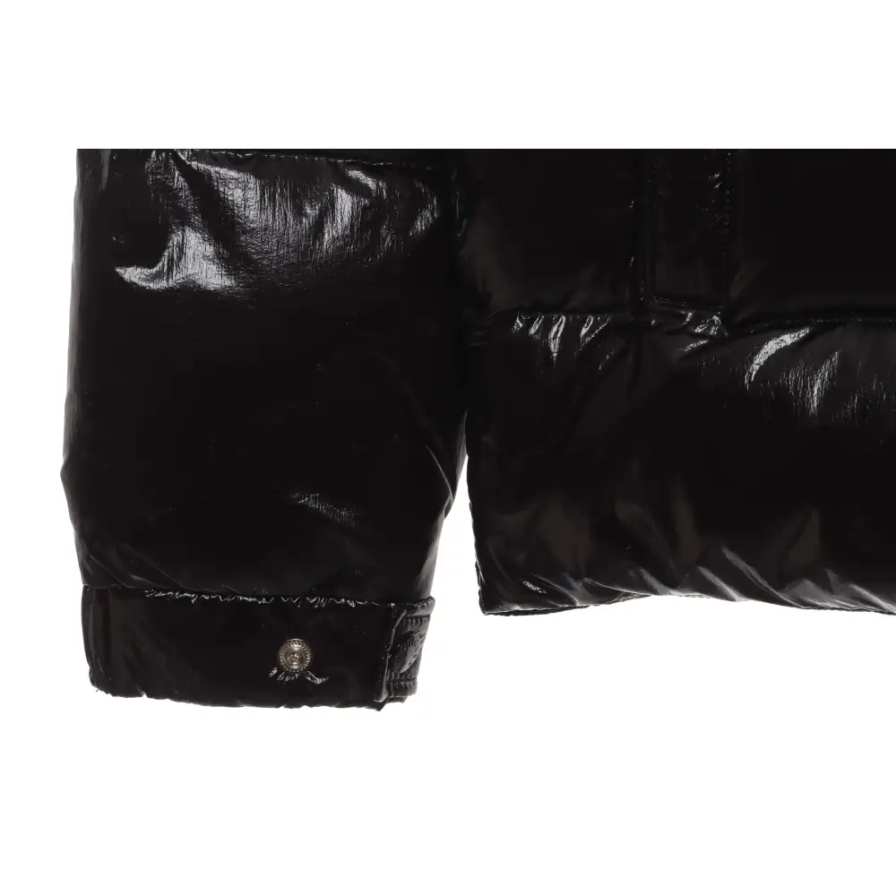 EM Sneakers Moncler Maya Lacquered Down Jacket Black
