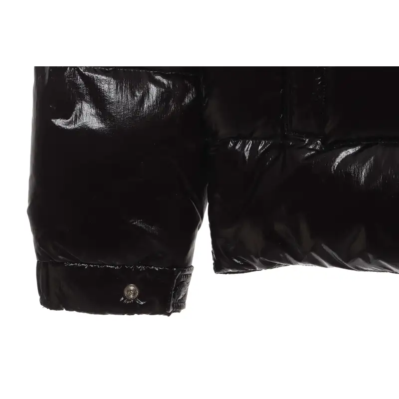 EM Sneakers Moncler Maya Lacquered Down Jacket Black