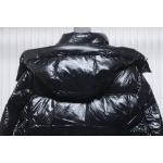 EM Sneakers Moncler Tricolor Web Down Jacket Black