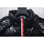 EM Sneakers Moncler Tricolor Web Down Jacket Black
