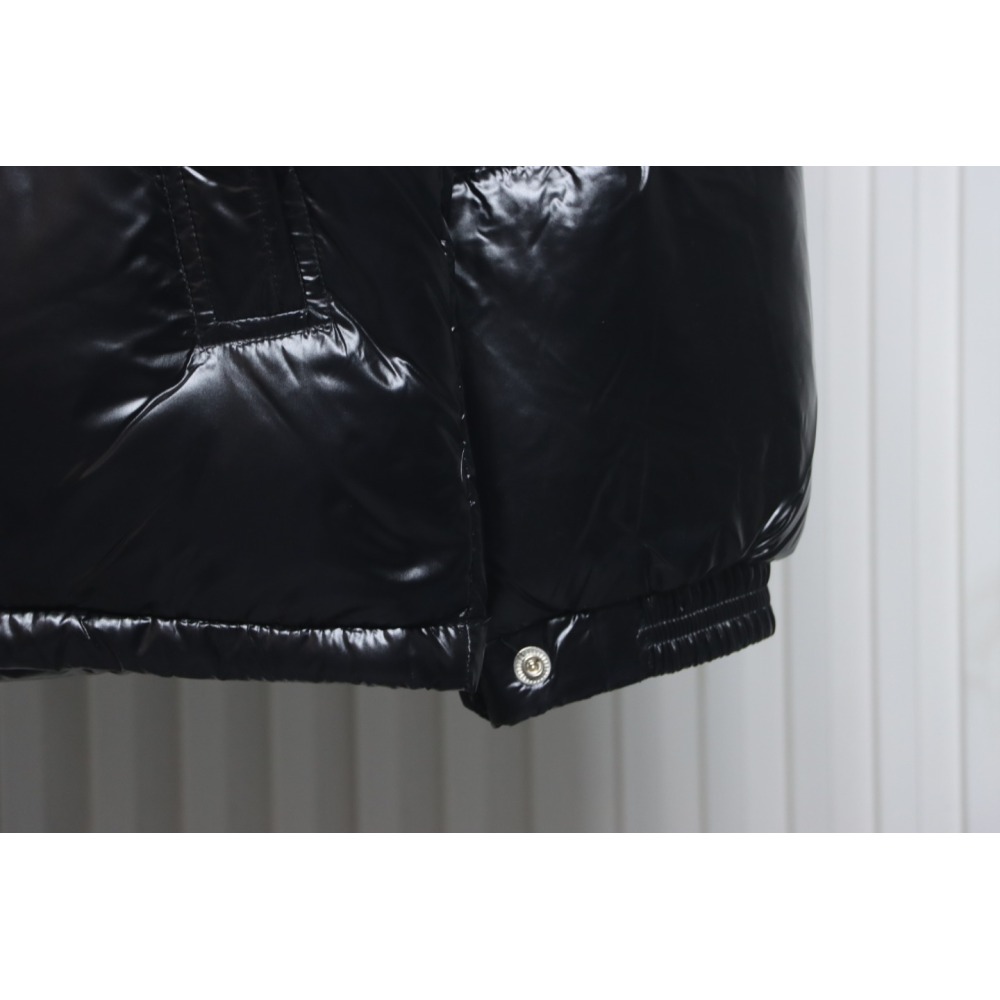 EM Sneakers Moncler Tricolor Web Down Jacket Black