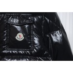 EM Sneakers Moncler Tricolor Web Down Jacket Black