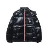 EM Sneakers Moncler Tricolor Web Down Jacket Black