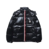EM Sneakers Moncler Tricolor Web Down Jacket Black