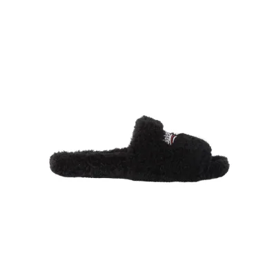 EM Sneakers Balenciaga Furry Slide Black 02