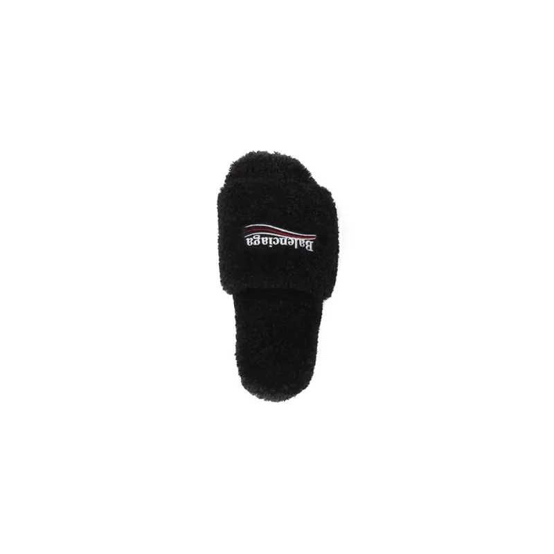 EM Sneakers Balenciaga Furry Slide Black