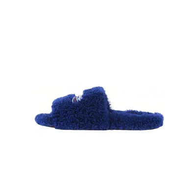 EM Sneakers Balenciaga Furry Slide Blue 01