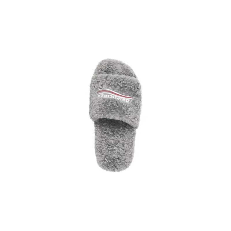 EM Sneakers Balenciaga Furry Slide Grey