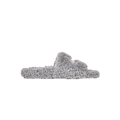 EM Sneakers Balenciaga Furry Slide Grey 02