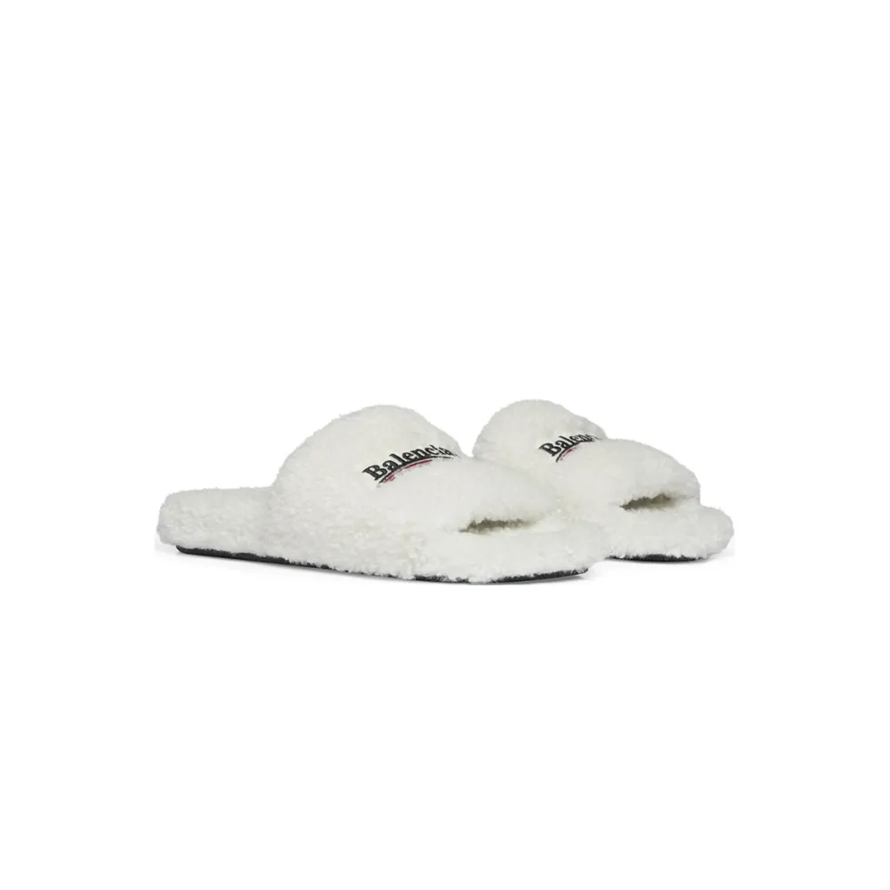 EM Sneakers Balenciaga Furry Slide White