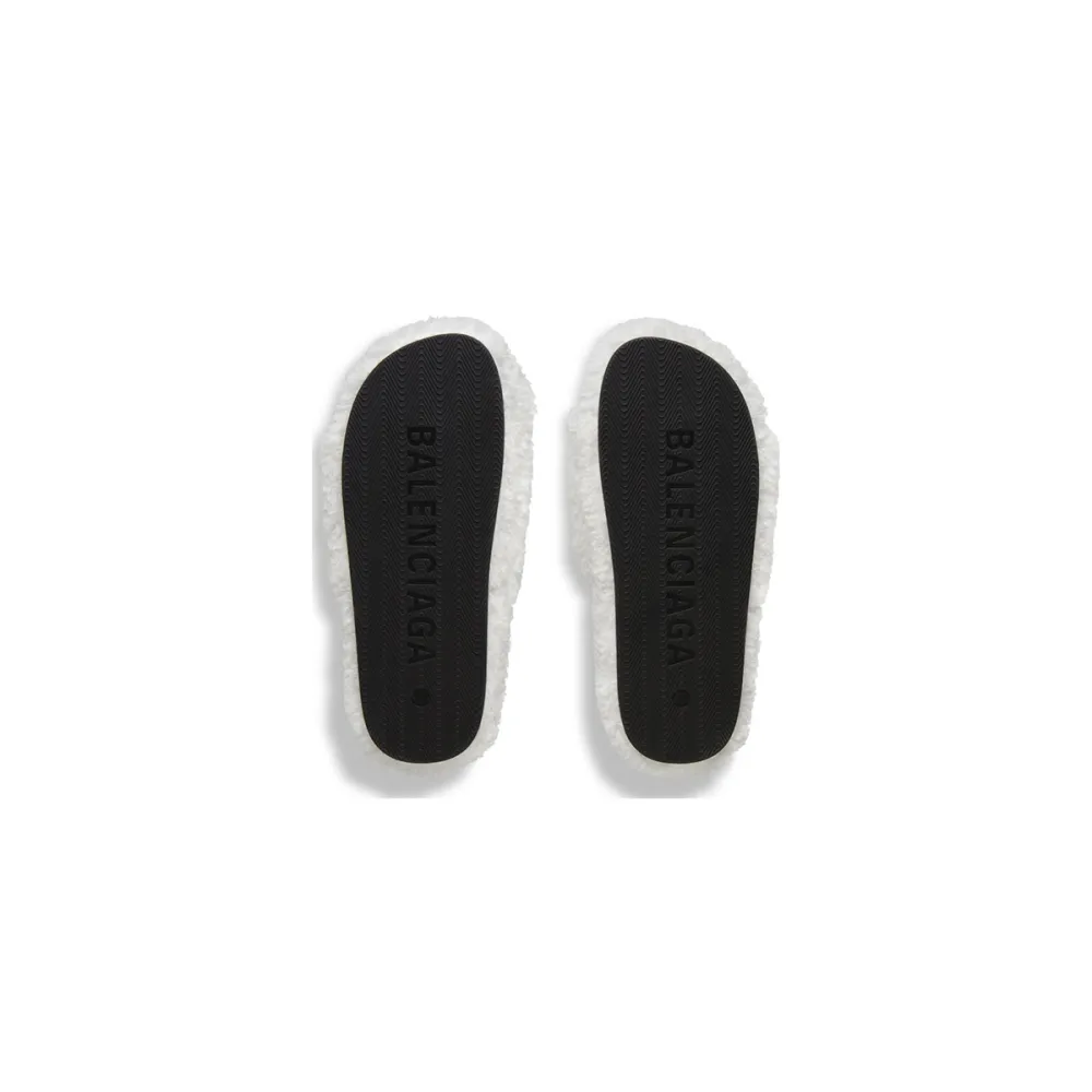 EM Sneakers Balenciaga Furry Slide White