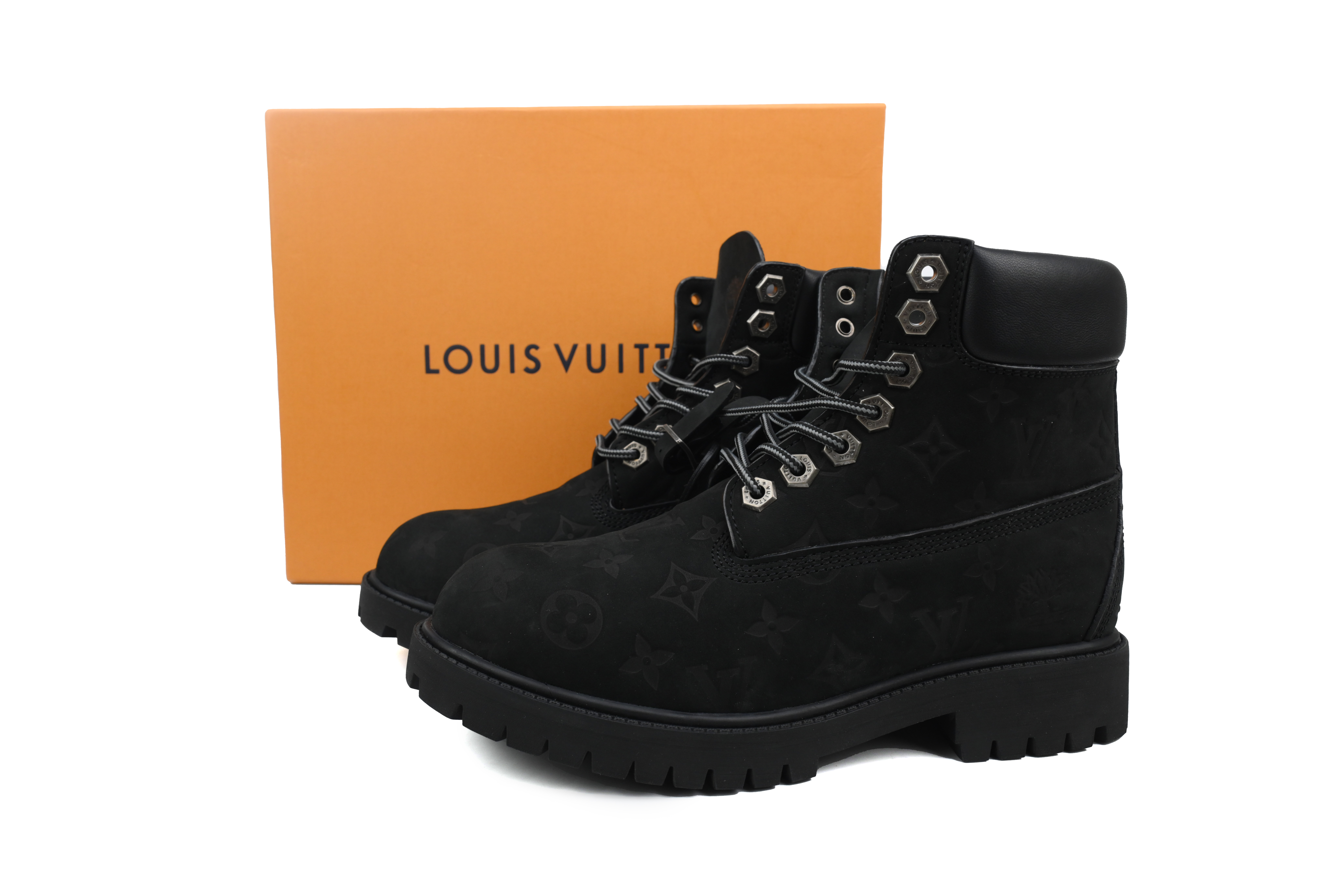 EM Sneakers Louis Vuitton ×Timberland 6" Ankle Boot Black Monogram 