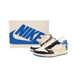 EM Sneakers Jordan 1 Low × Travis Scott x Fragment Design
