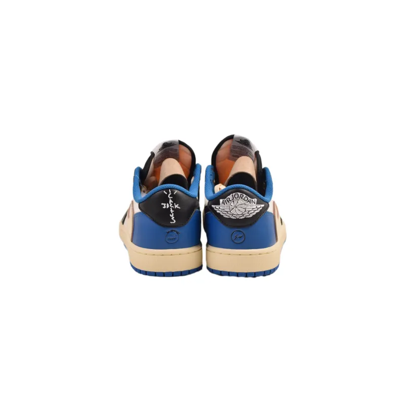 EM Sneakers Jordan 1 Low × Travis Scott x Fragment Design