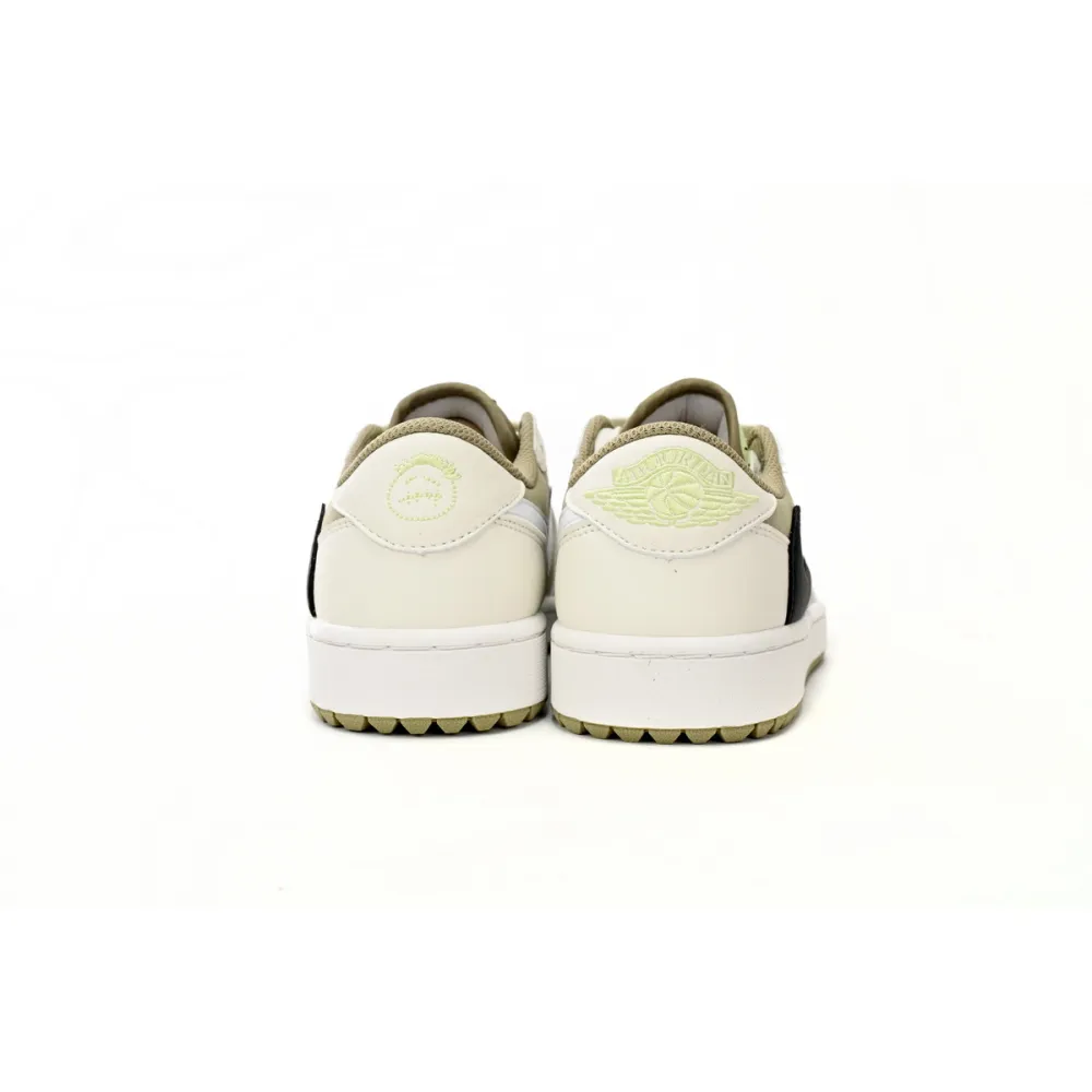 EM Sneakers Jordan 1 Low Golf × Travis Scott Neutral Olive
