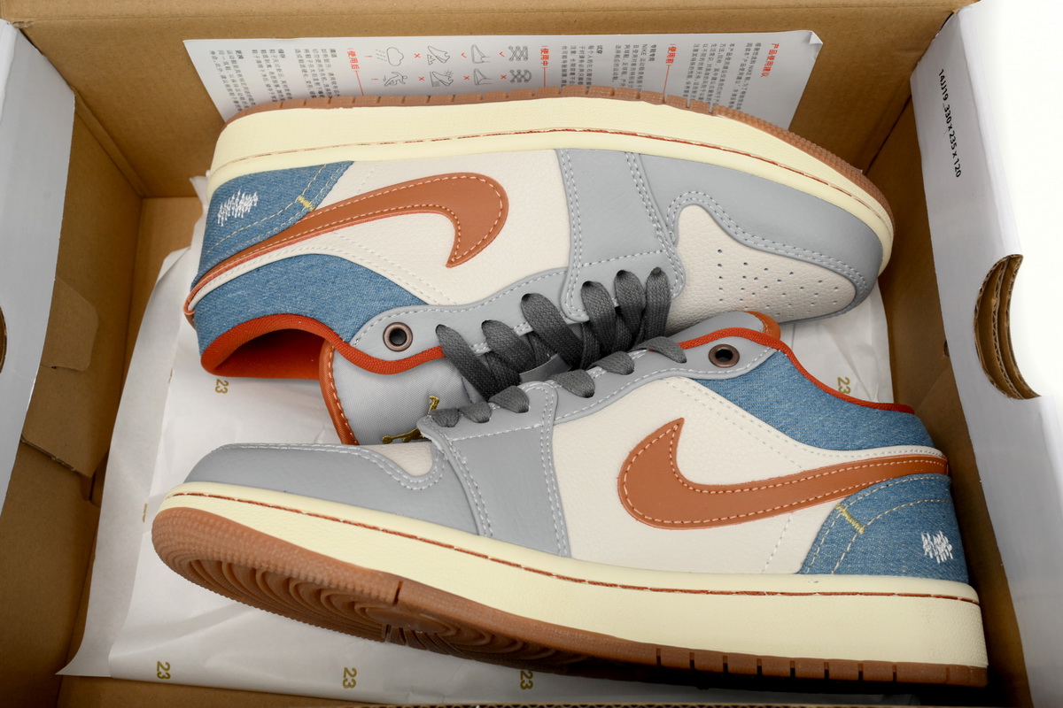 EM Sneakers Jordan 1 Low Phantom Denim 