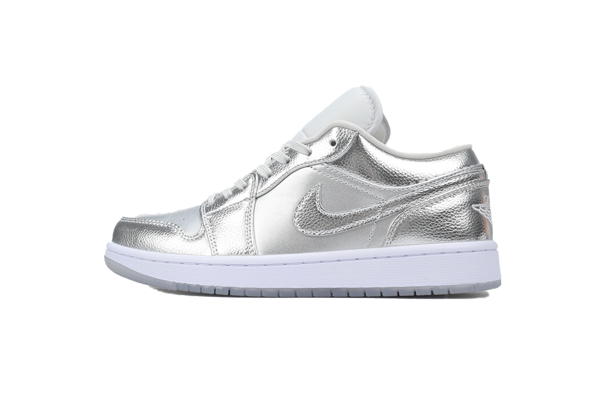 EM Sneakers Jordan 1 Low SE Metallic Silver
