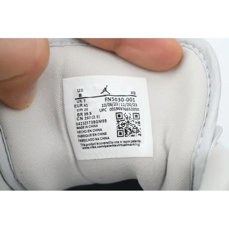 EM Sneakers Jordan 1 Low SE Metallic Silver