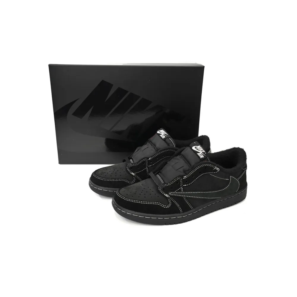 EM Sneakers Jordan 1 Retro Low OG SP ×Travis Scott Black Phantom