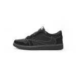 EM Sneakers Jordan 1 Retro Low OG SP ×Travis Scott Black Phantom