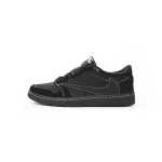 EM Sneakers Jordan 1 Retro Low OG SP ×Travis Scott Black Phantom