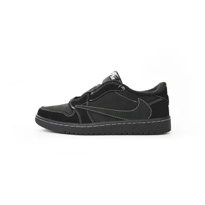 EM Sneakers Jordan 1 Retro Low OG SP ×Travis Scott Black Phantom 01