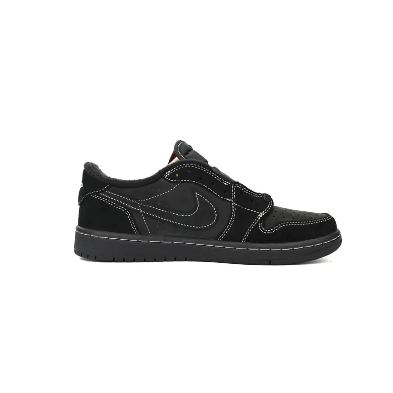 EM Sneakers Jordan 1 Retro Low OG SP ×Travis Scott Black Phantom