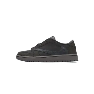 EM Sneakers Jordan 1 Retro Low OG SP × Travis Scott Velvet Brown 01