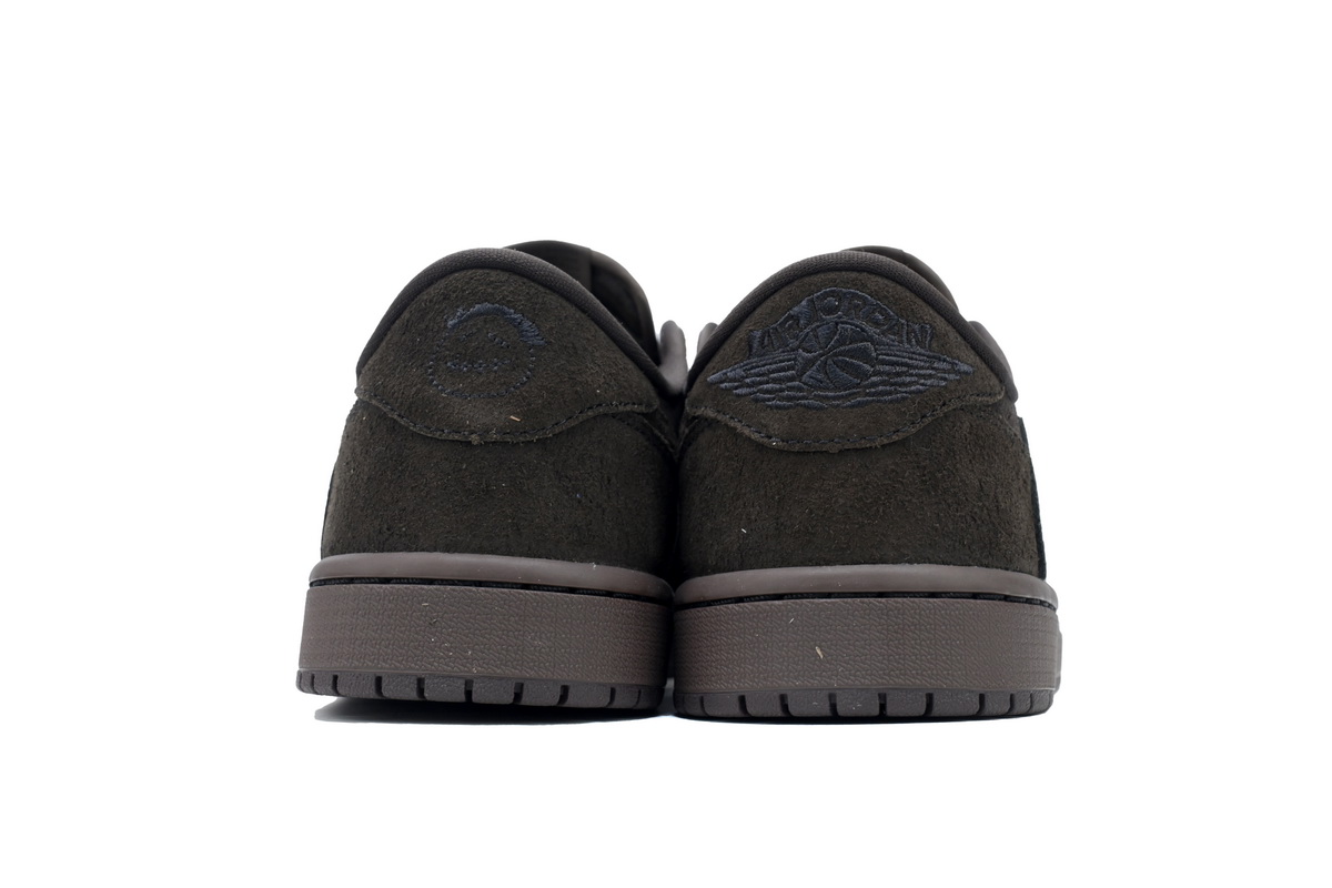 EM Sneakers Jordan 1 Retro Low OG SP × Travis Scott Velvet Brown
