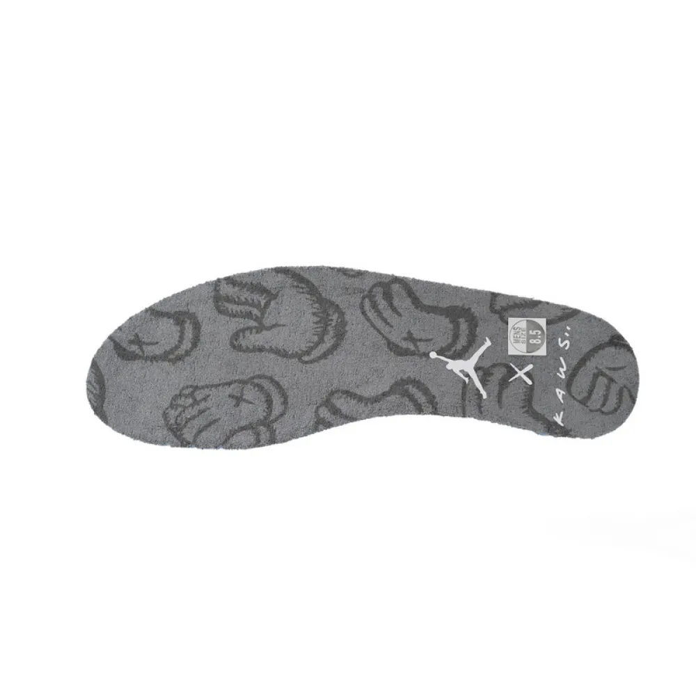 EM Sneakers Air Jordan 4 Retro × KAWS Grey