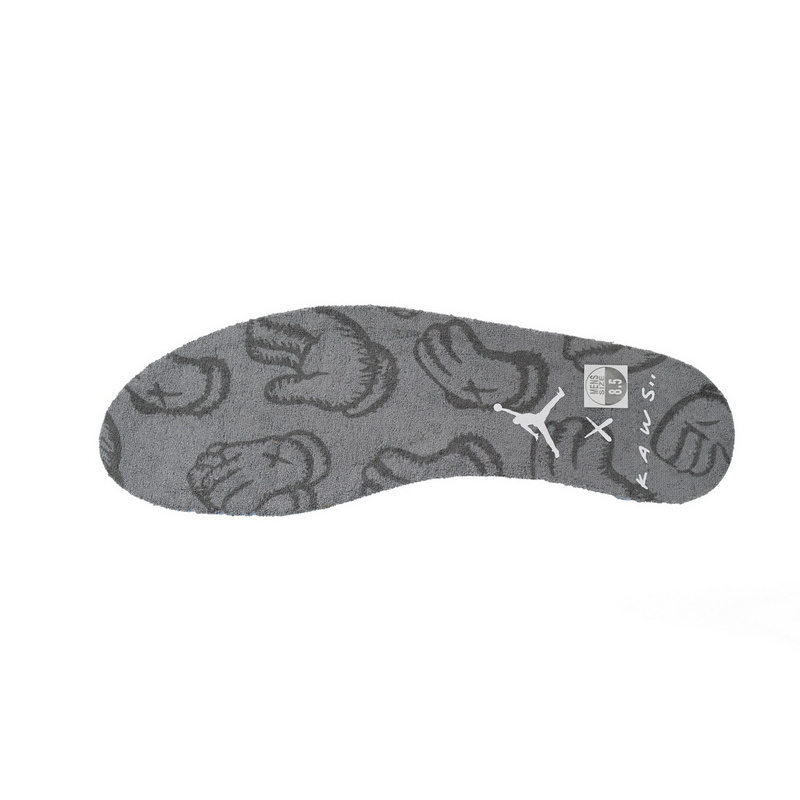 EM Sneakers Air Jordan 4 Retro × KAWS Grey