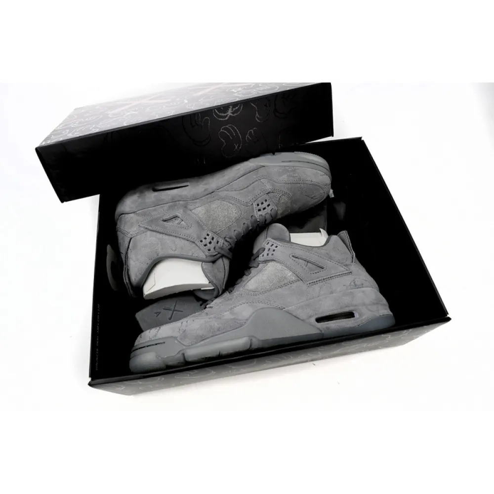 EM Sneakers Air Jordan 4 Retro × KAWS Grey