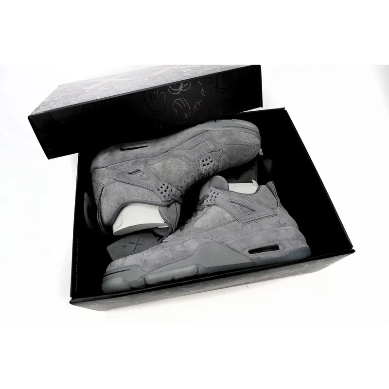 EM Sneakers Air Jordan 4 Retro × KAWS Grey