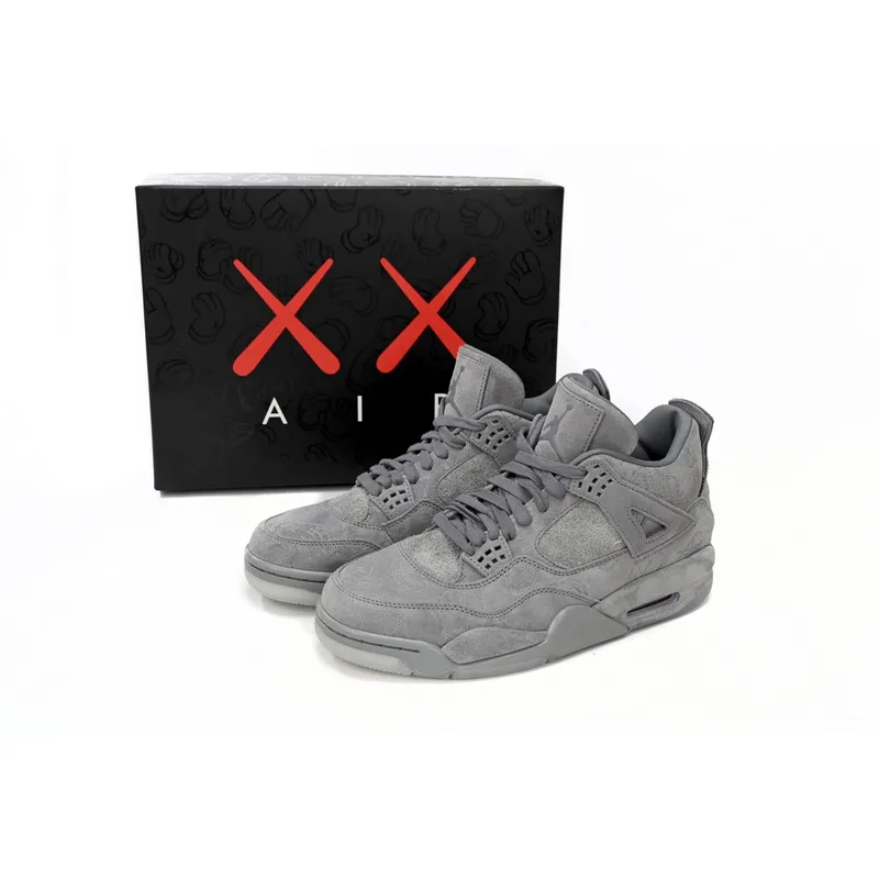 EM Sneakers Air Jordan 4 Retro × KAWS Grey