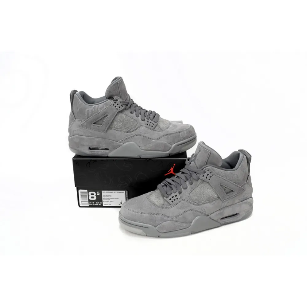 EM Sneakers Air Jordan 4 Retro × KAWS Grey