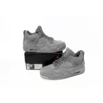 EM Sneakers Air Jordan 4 Retro × KAWS Grey