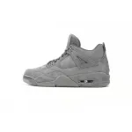 EM Sneakers Air Jordan 4 Retro × KAWS Grey