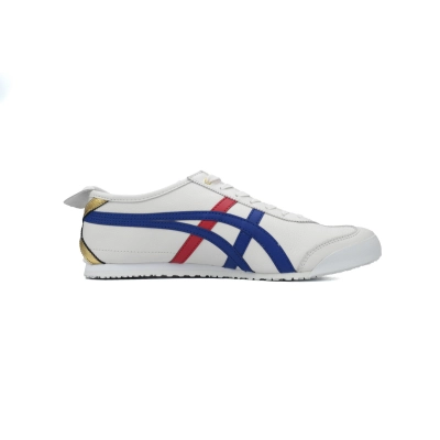 EM Sneakers ASICS Mexico 66 White Blue Red Metallic Gold 02