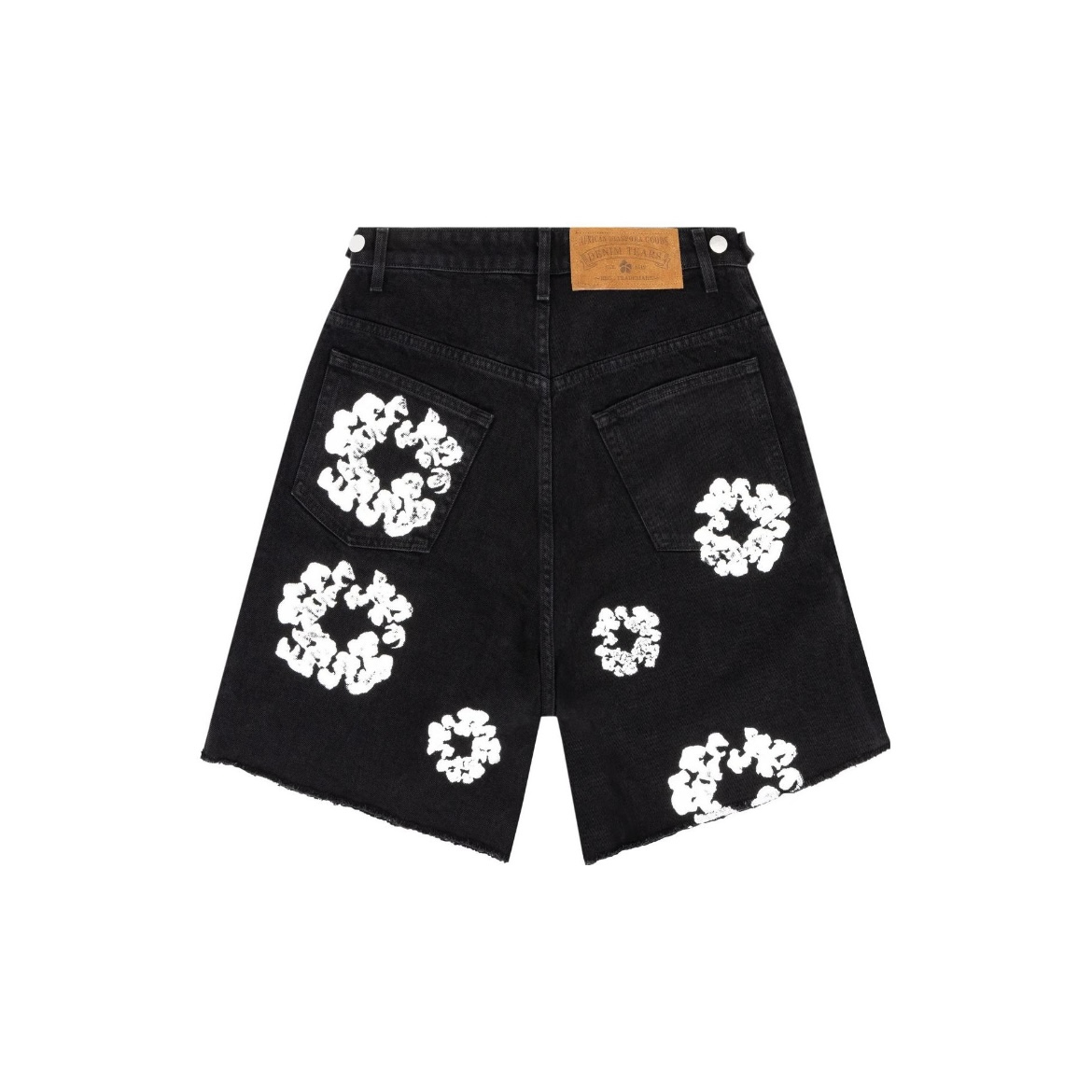 EM Sneakers Denim Tears The Cotton Wreath Jean Shorts Black
