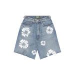 EM Sneakers Denim Tears The Cotton Wreath Jean Shorts Blue