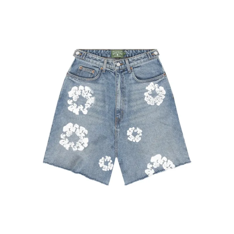 EM Sneakers Denim Tears The Cotton Wreath Jean Shorts Blue