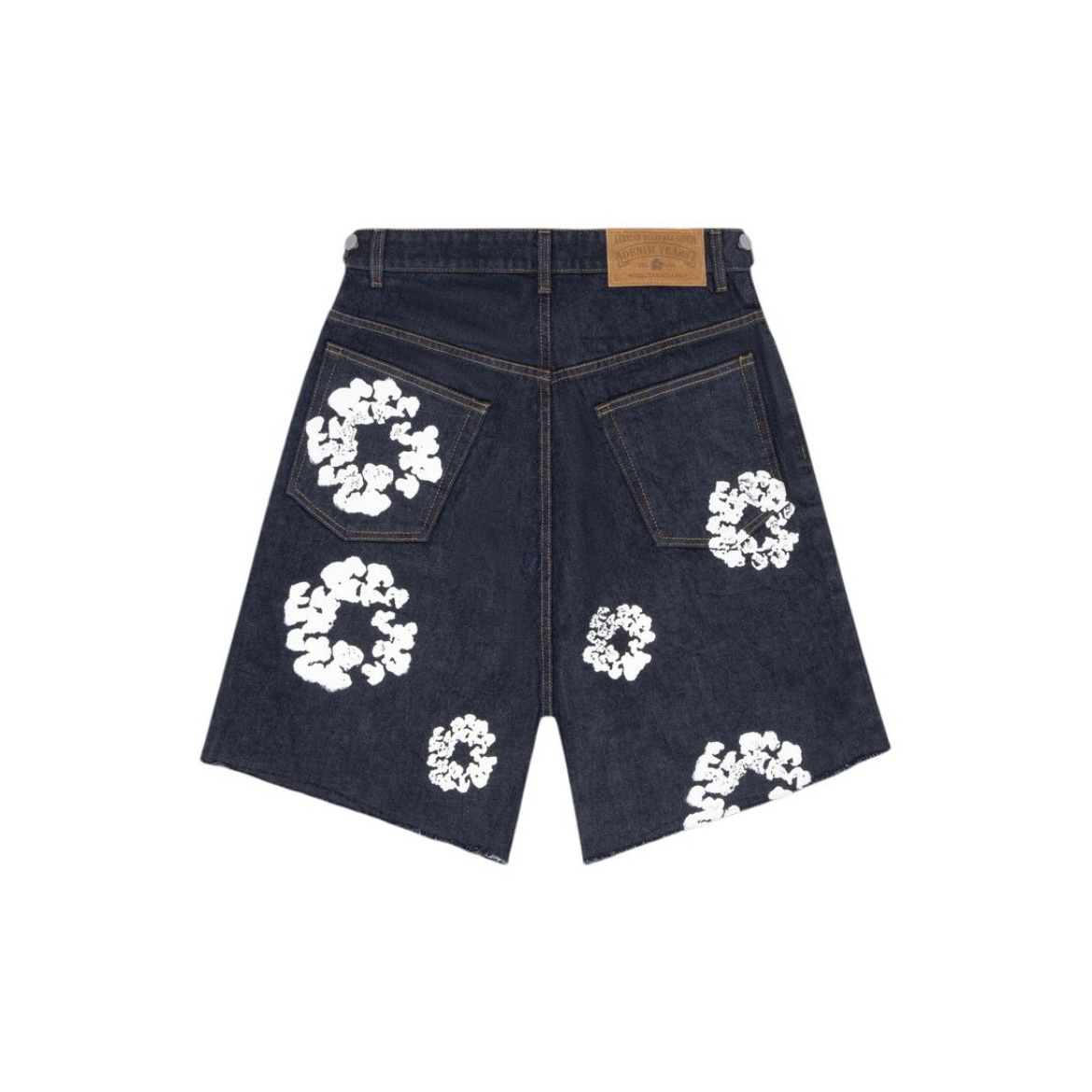 EM Sneakers Denim Tears The Cotton Wreath Jean Shorts Navy