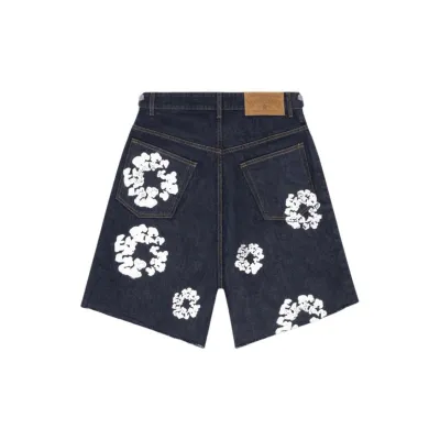 EM Sneakers Denim Tears The Cotton Wreath Jean Shorts Navy 02