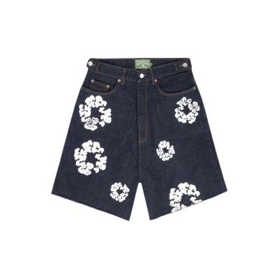 EM Sneakers Denim Tears The Cotton Wreath Jean Shorts Navy 01